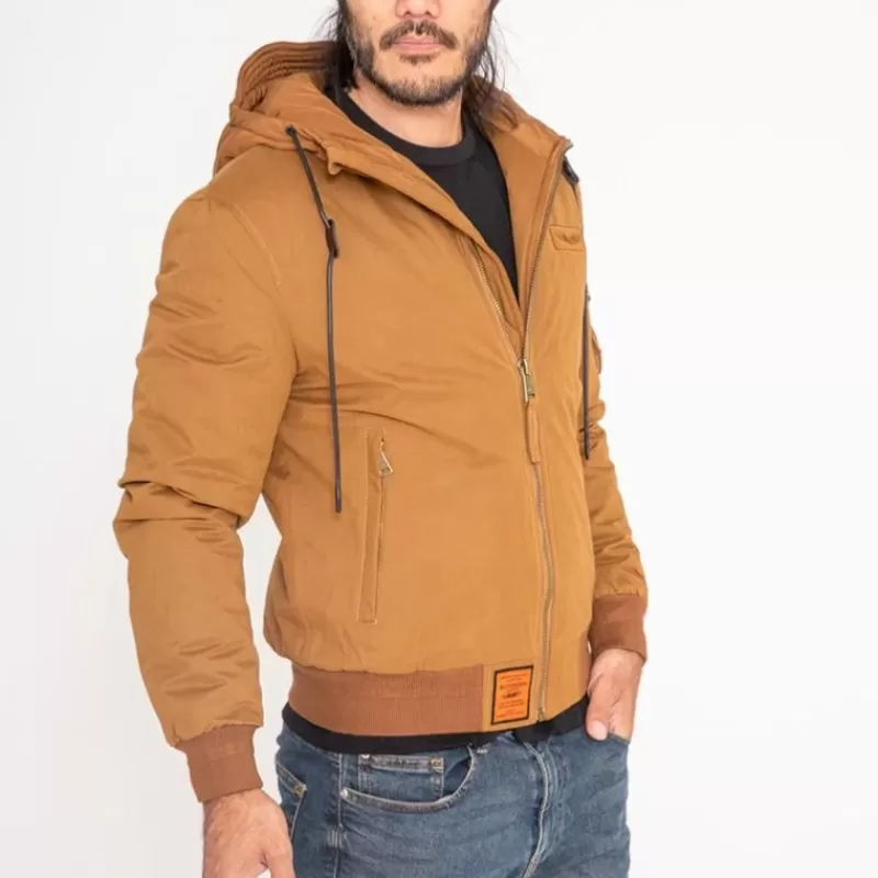 Blouson Fawn camel<Bombers Original Clearance