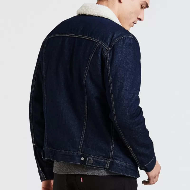 Blouson en jean doublée sherpa homme trucker rockridge<Levi's ® Best