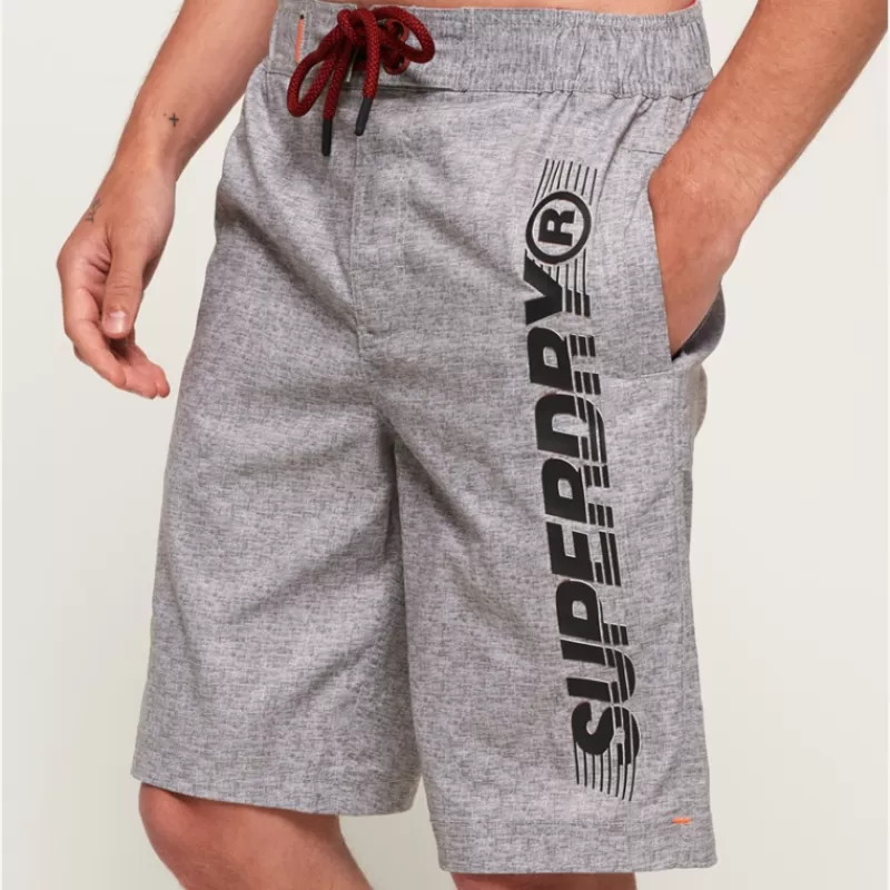 Boardshort Gris avec logo noir<superdry Best