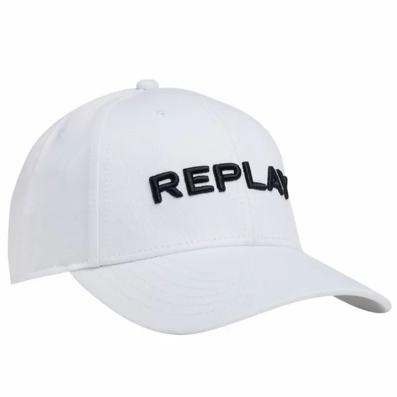 Casquette blanche<Replay Jeans Cheap