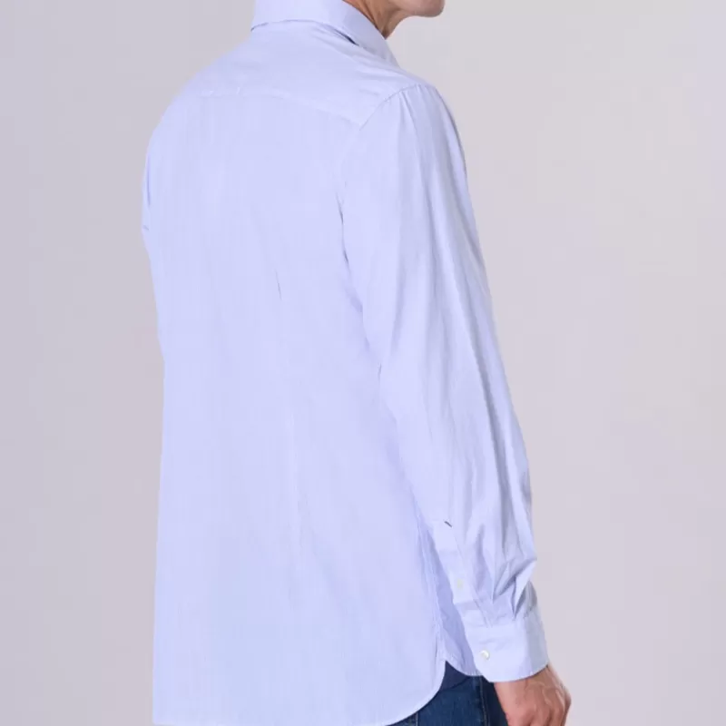 Chemise en coton bleu oxford<Us Polo Assn New