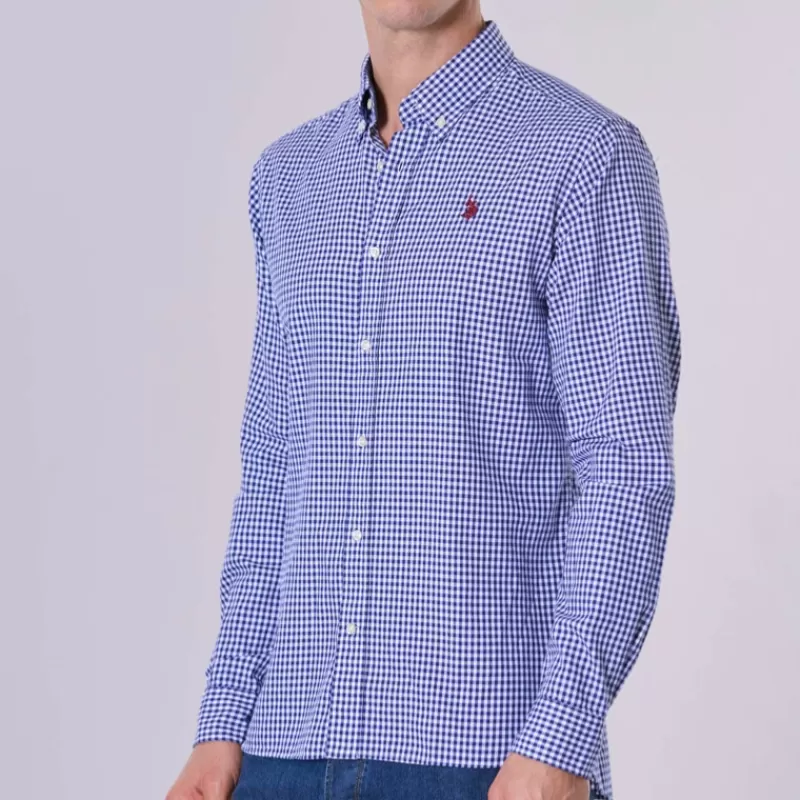 Chemise en coton vichy<Us Polo Assn Outlet