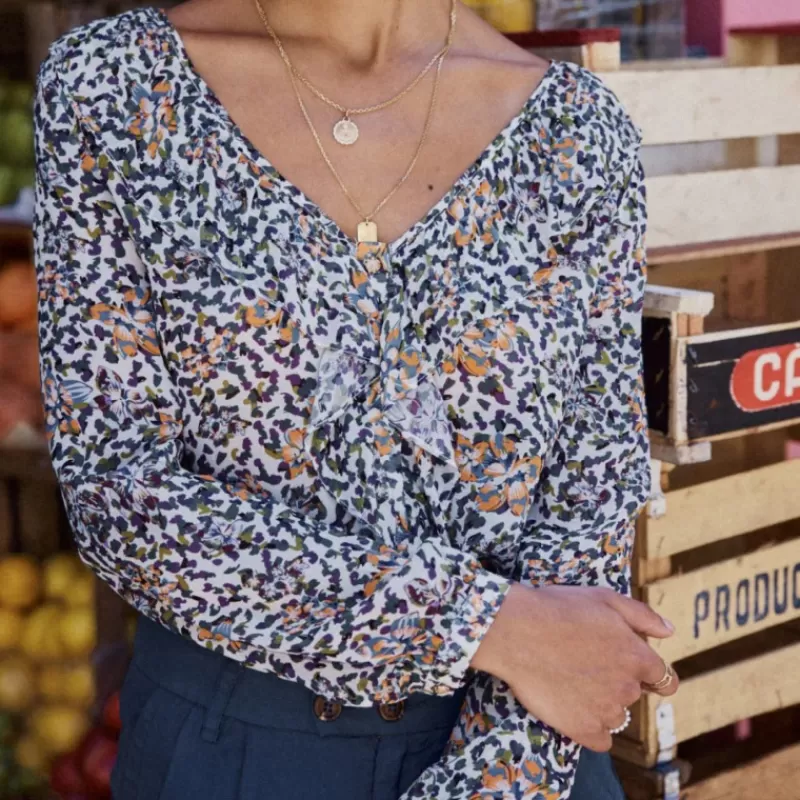 Chemisier Blouse Isabelle Wild Spring<Freeman T Porter Flash Sale