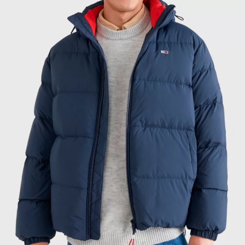 Doudoune en Duvet Jeans bleu marine<Tommy Hilfiger Online