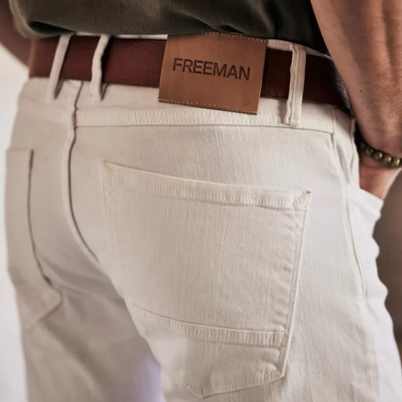 Jeans blanc Jimmy California<Freeman T Porter Clearance