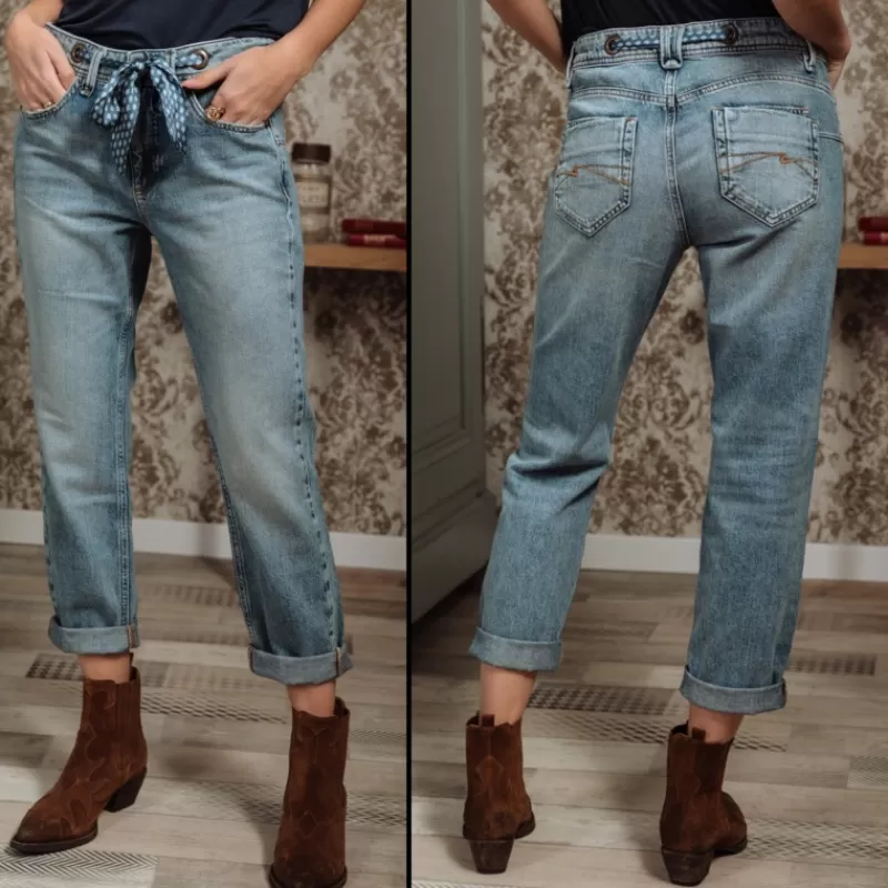 Jeans Boyfriend Jannet Fitz 100% Coton<Freeman T Porter Store