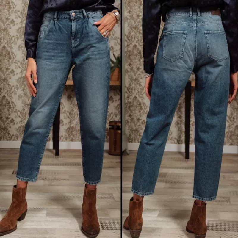 Jeans Boyfriend Natasha Frankley 100% Coton<Freeman T Porter Discount