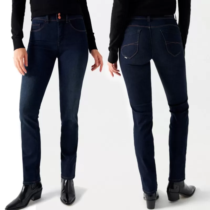 Jeans Salsa femme Secret coupe droite brut<Salsa Jeans Hot