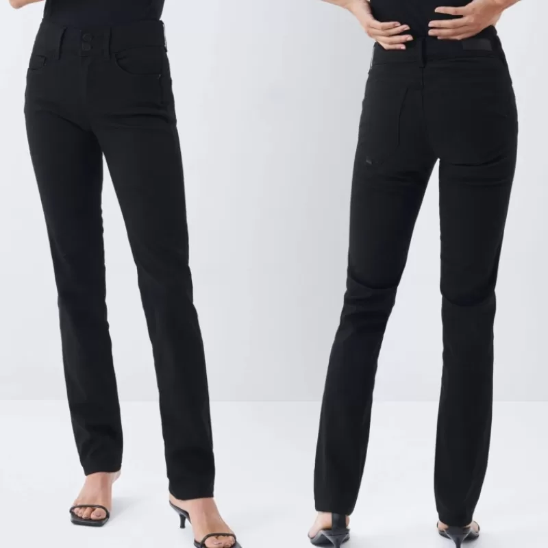 Jeans Salsa femme Secret Push in noir<Salsa Jeans Sale