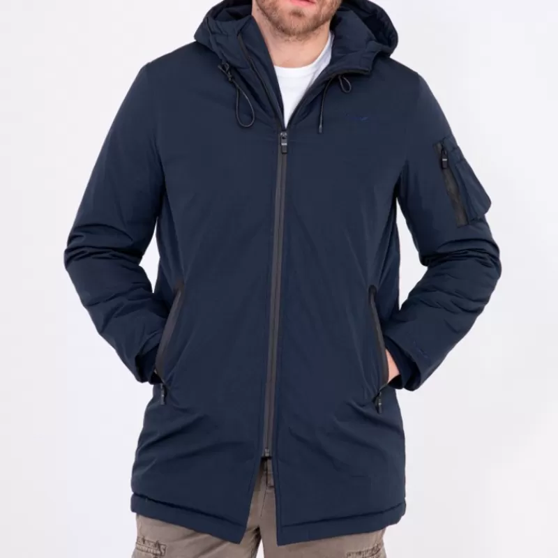 Manteau Parka Iowa bleu marine<Bombers Original Flash Sale