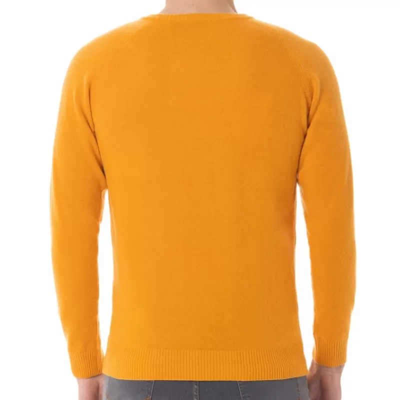 Pull en laine homme jaune moutarde<Us Polo Assn Hot