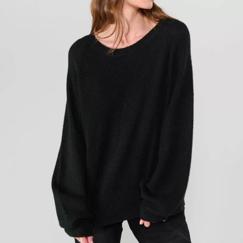 Pull femme Boki noir<Le Temps Des Cerises Hot