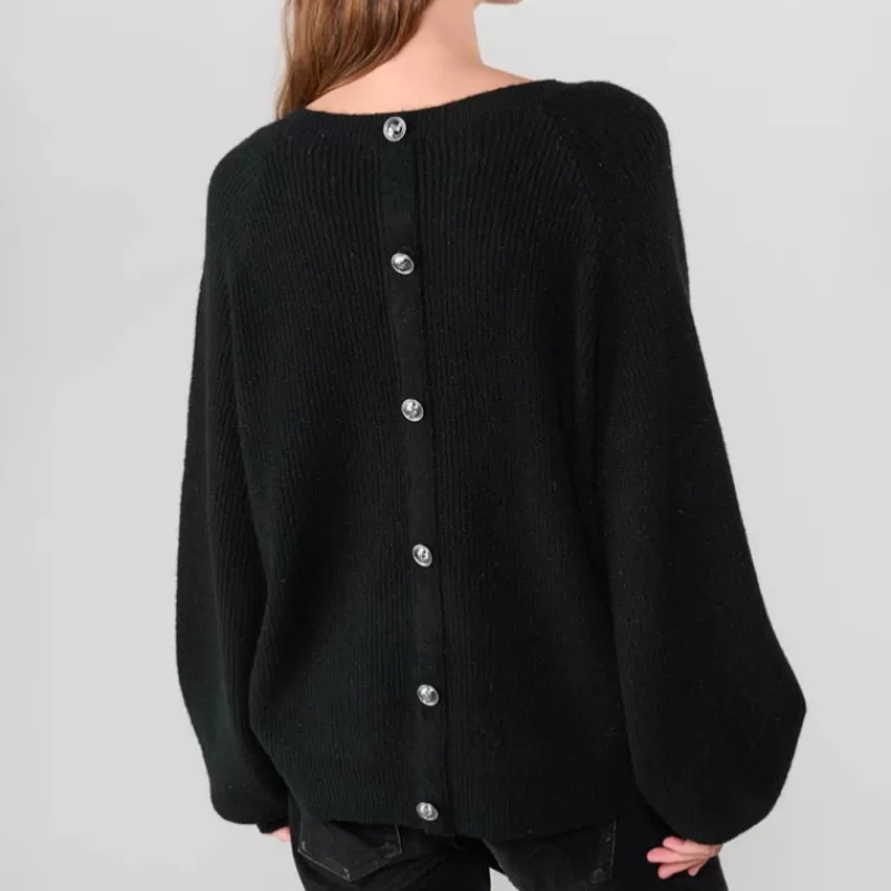 Pull femme Boki noir<Le Temps Des Cerises Hot