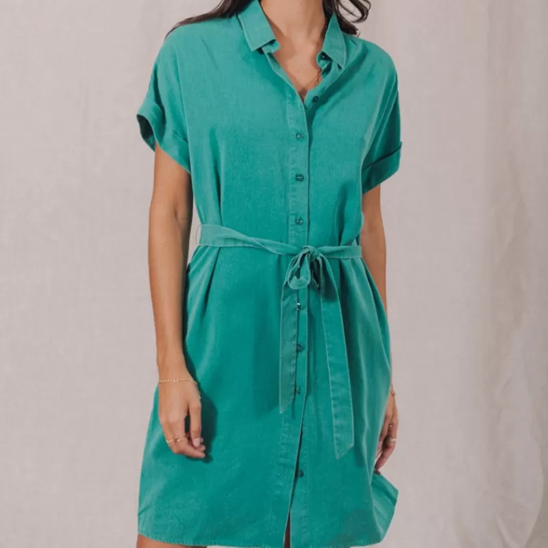 Robe Raffia Plain Tropical Green<Freeman T Porter Cheap