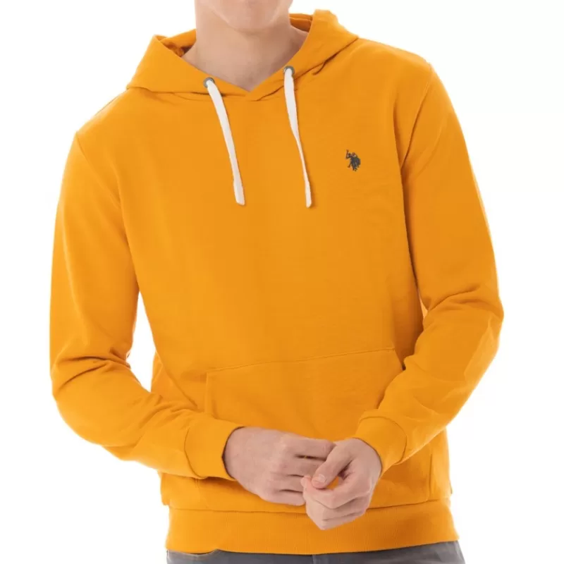 Sweat à capuche jaune moutarde<Us Polo Assn Fashion