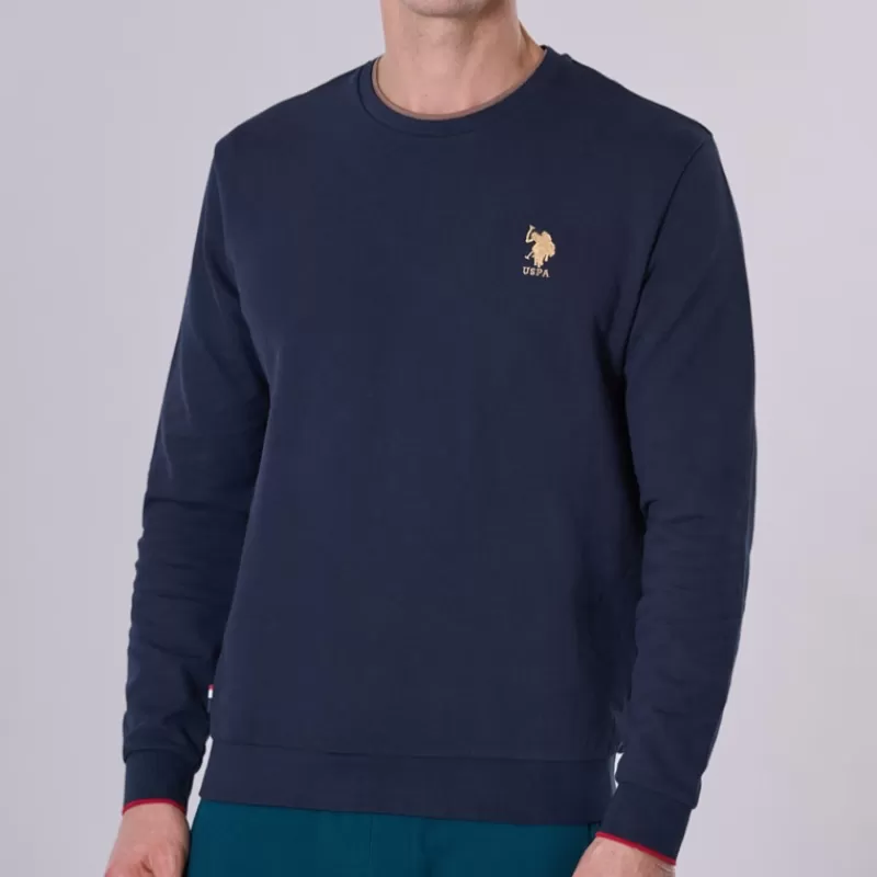 Sweat Vern bleu marine<Us Polo Assn Hot