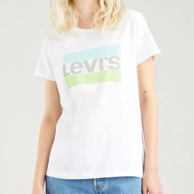 T Shirt femme Perfect Tee blanc logo Levis<Levi's ® New