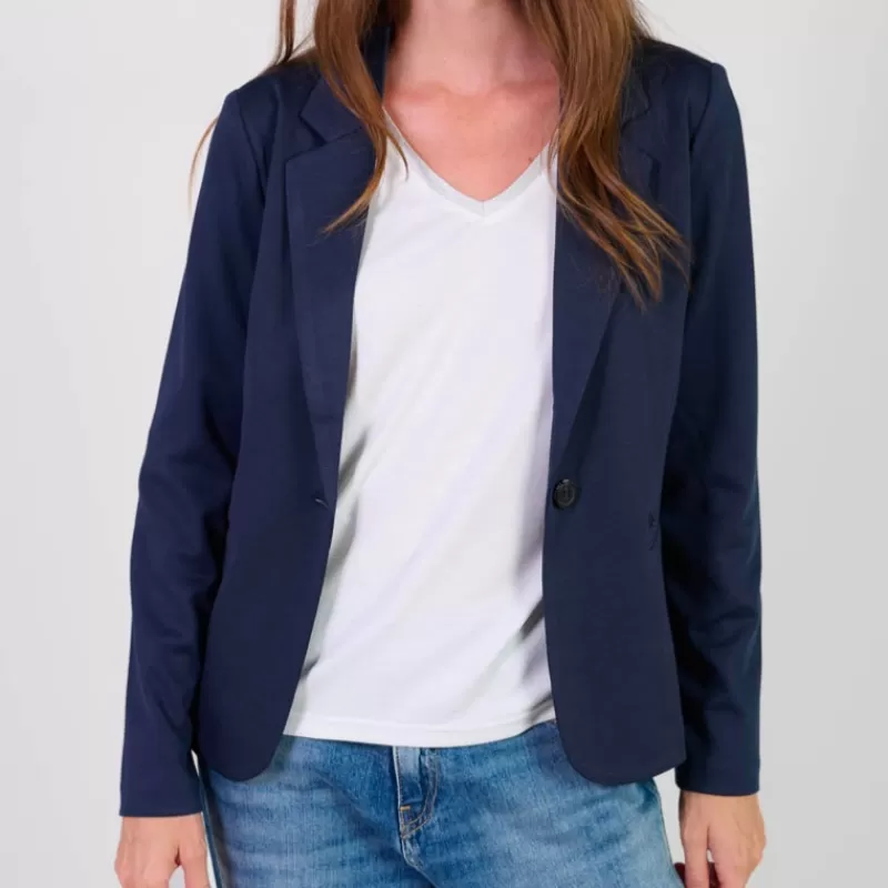 Veste blazer Oscar bleu marine<Le Temps Des Cerises Hot