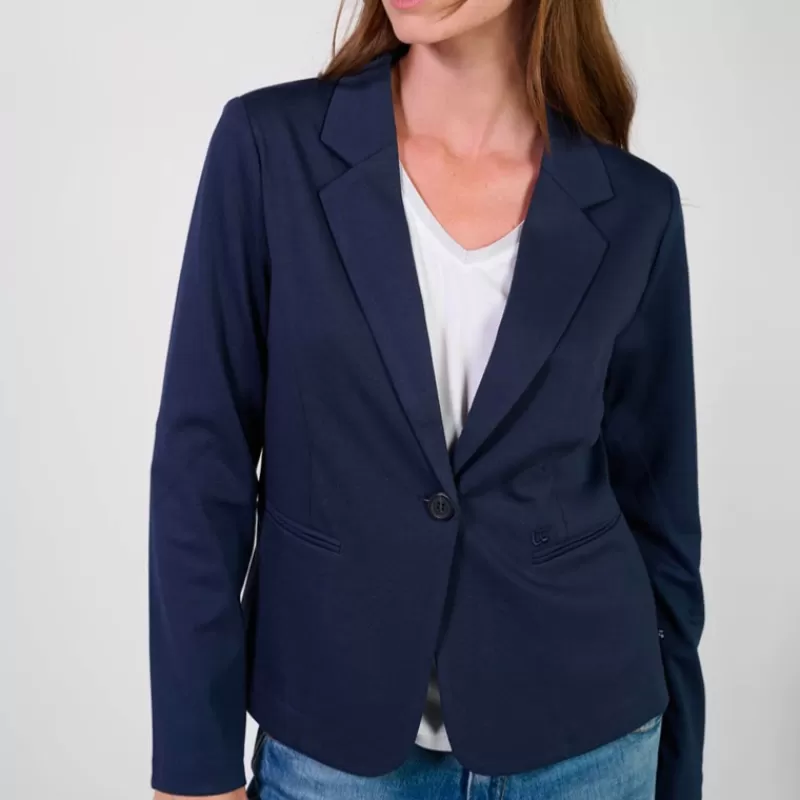 Veste blazer Oscar bleu marine<Le Temps Des Cerises Hot