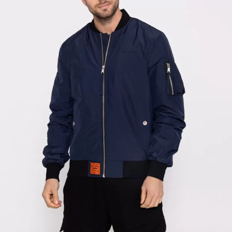 Veste MA1 bleu marine<Bombers Original Shop