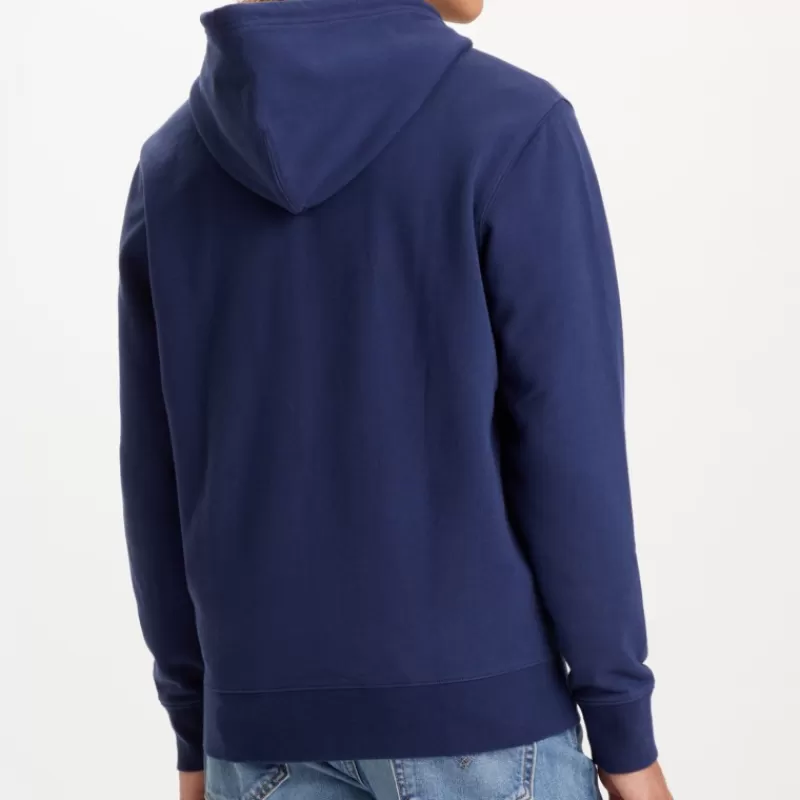 Veste sweat zippé capuche Levis homme bleu marine<Levi's ® Sale